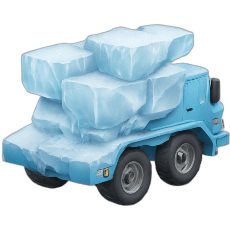 Ice making vehicle emoji