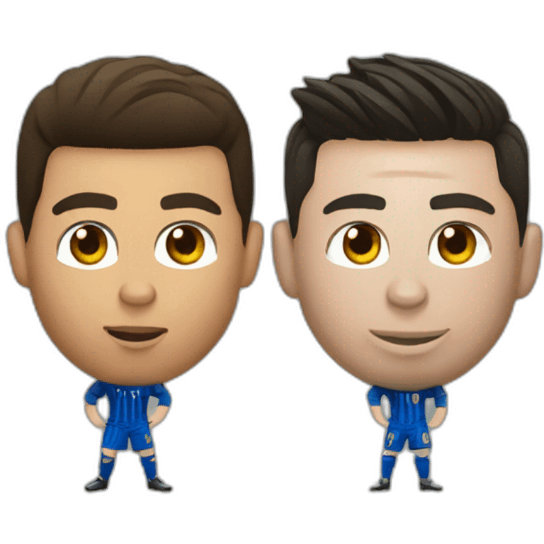 Ronaldo vs messi emoji