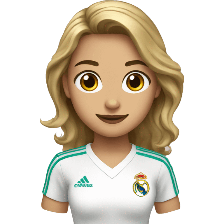 real madrid girl emoji