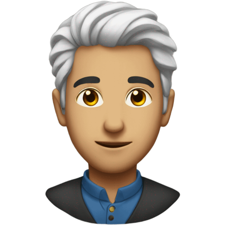 mavi kardan adam emoji