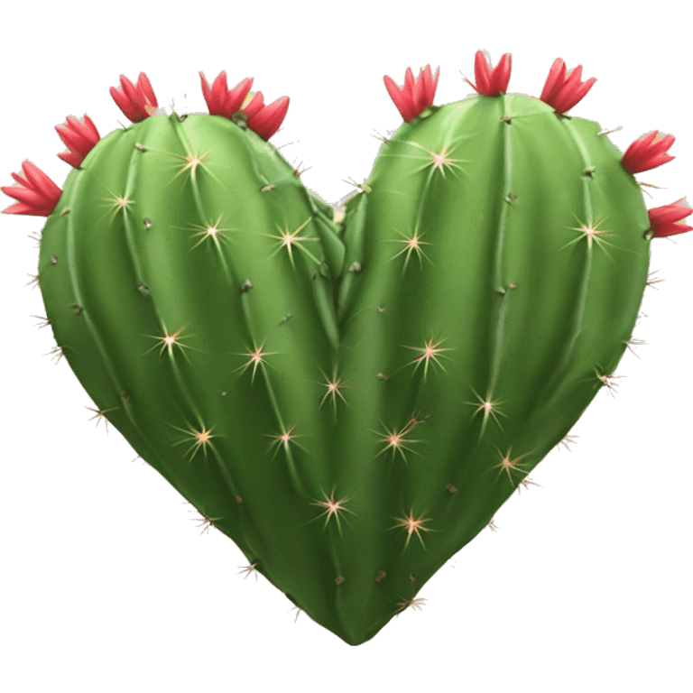 Cactus heart emoji