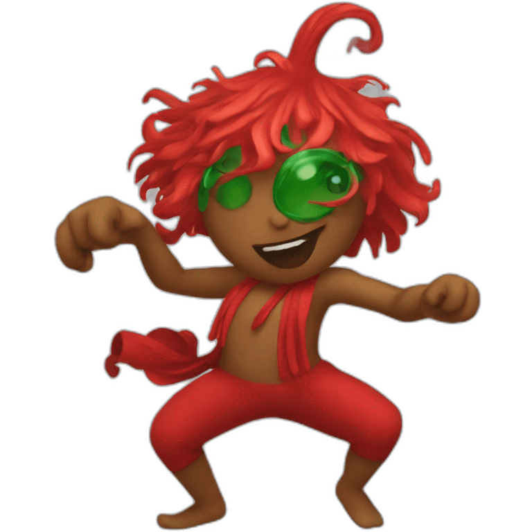 cathulu red dancing emoji