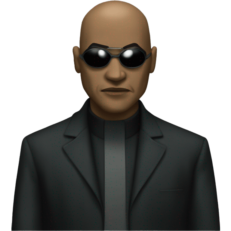 Morpheus from the matrix emoji