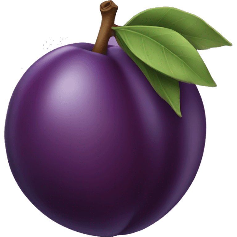 Plum emoji