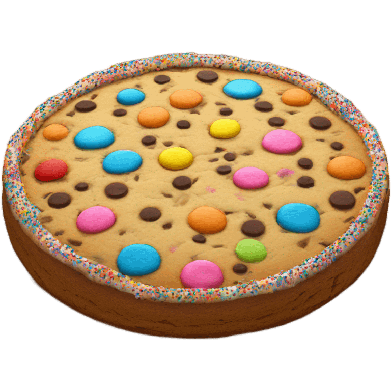 Ginormous cookie cake  emoji