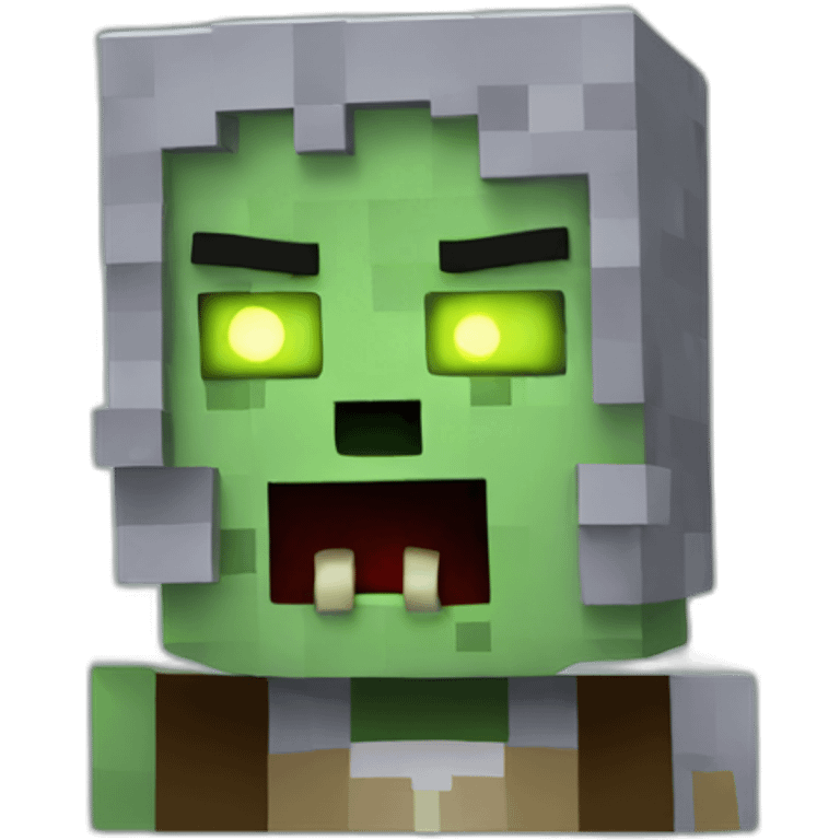 Zombie minecraft emoji