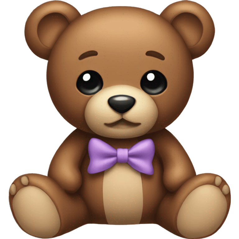 Teddy bow emoji