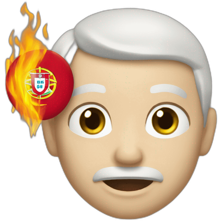 Portugal en feu emoji