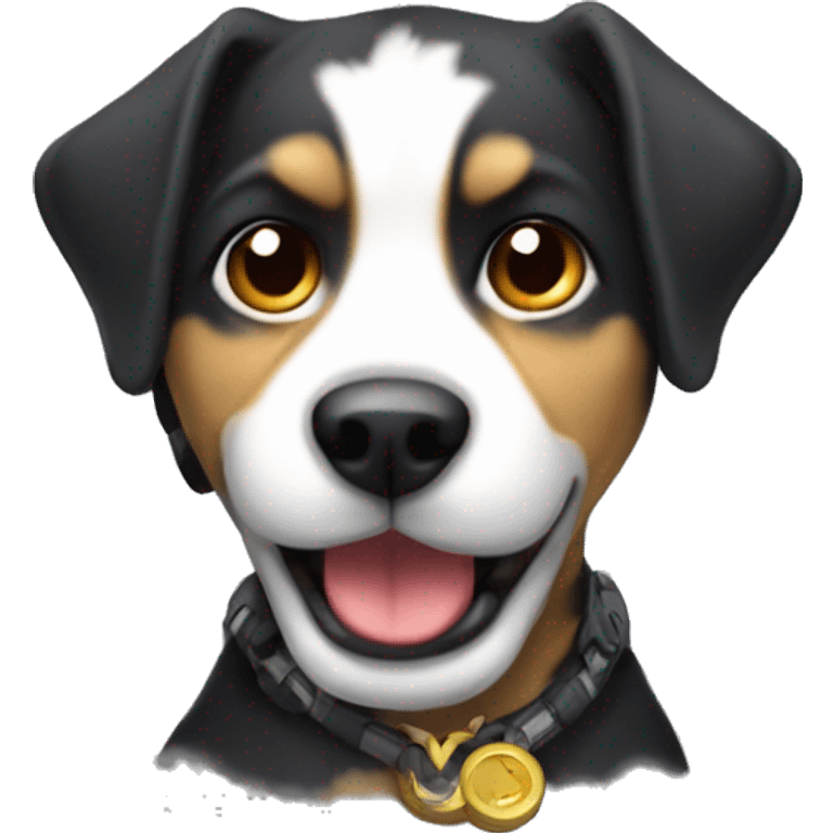 bilisayar oynayan gamer köpek emoji