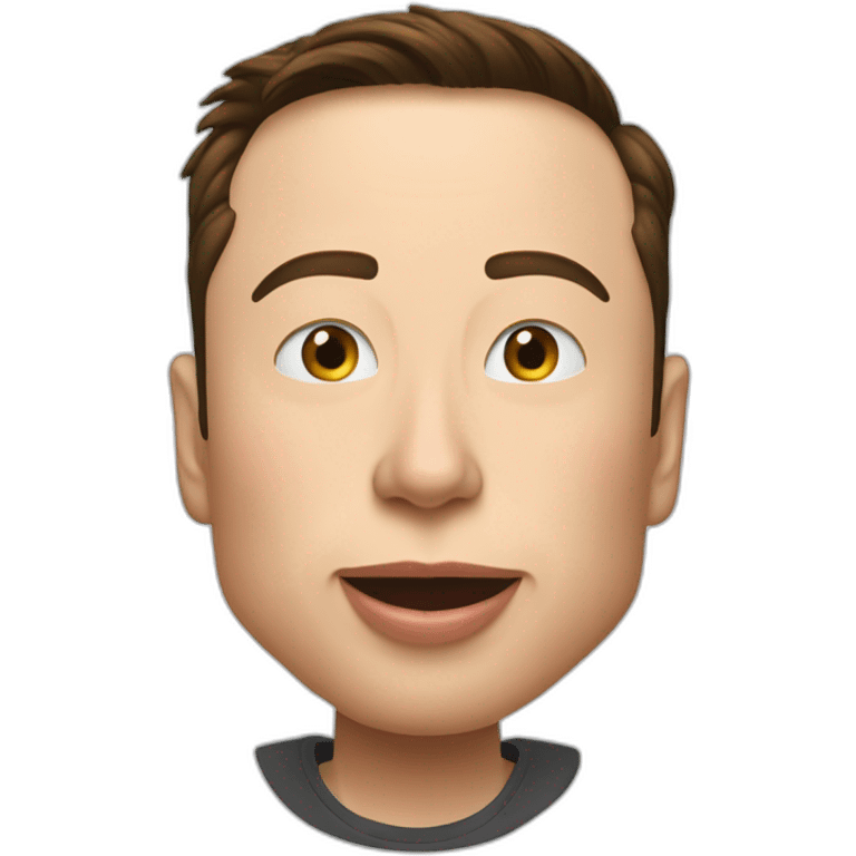 Elon musk kiss bezos  emoji