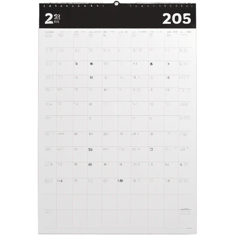 modern-clean-2025-wall-calendar emoji