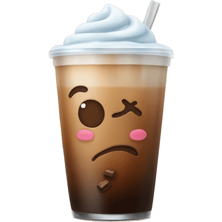 Protein ice coffe  emoji