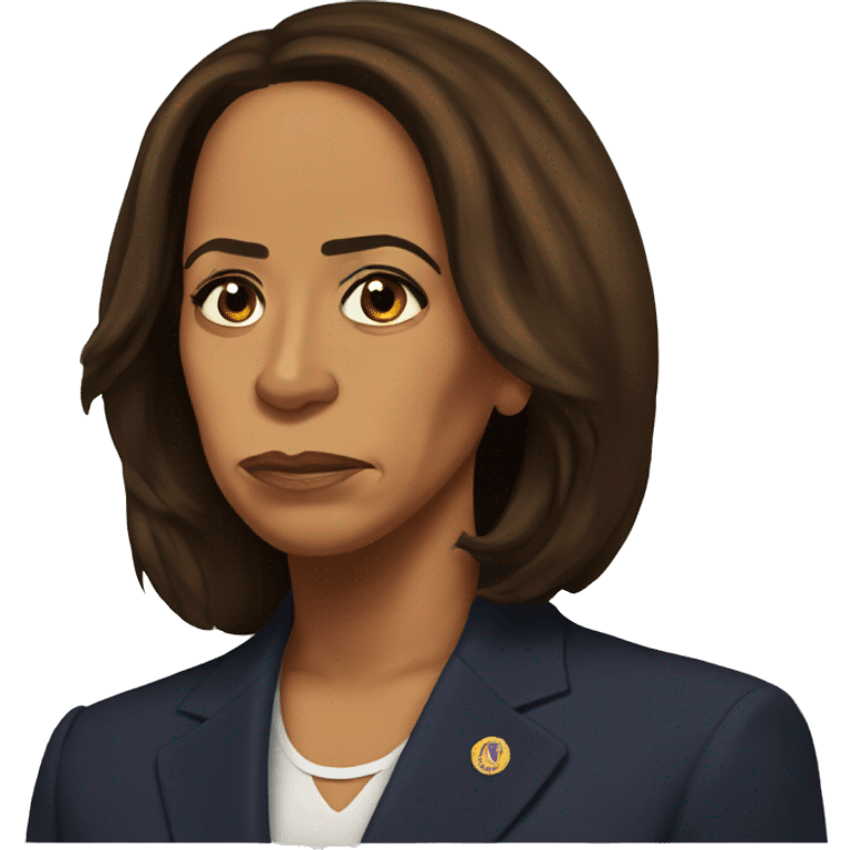 Kamala Harris sad emoji