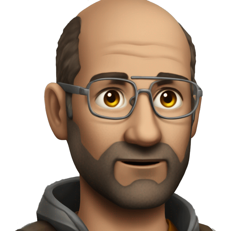 Isaac Kleiner of Half-Life emoji