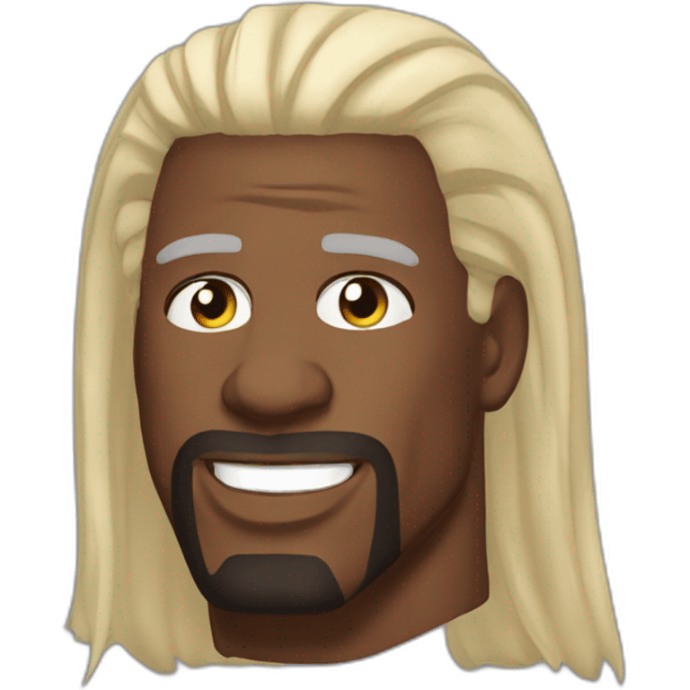 Terry crews long hair Camacho emoji