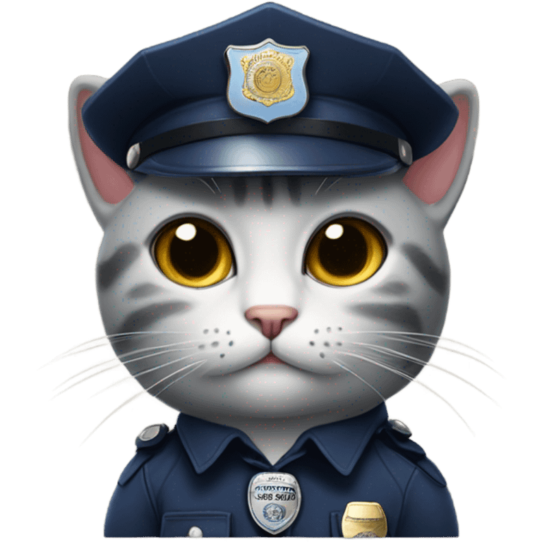 Cat cop  emoji