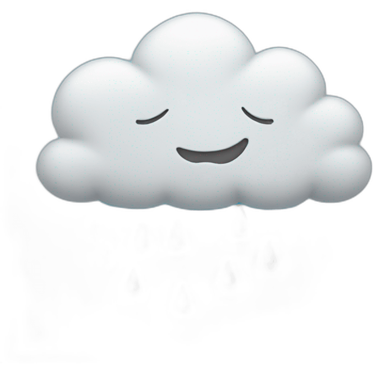 rainy cloud emoji