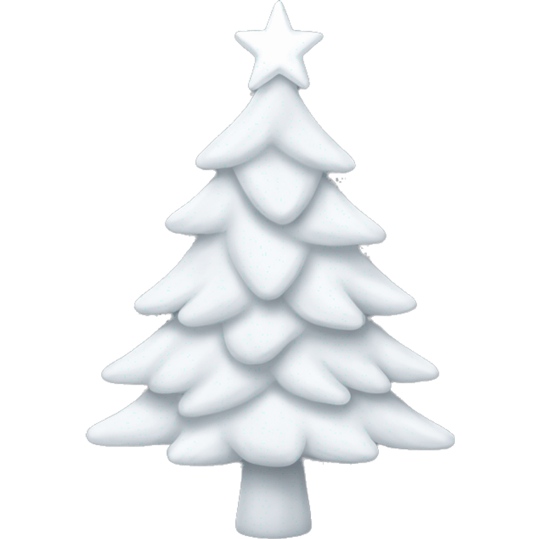 White christmas tree  emoji