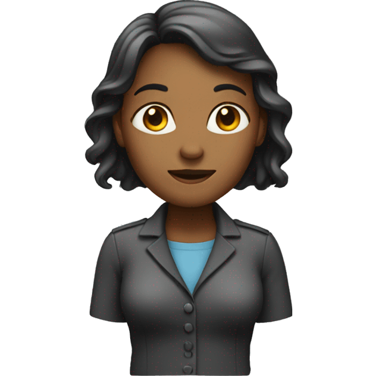 Woman standing up emoji