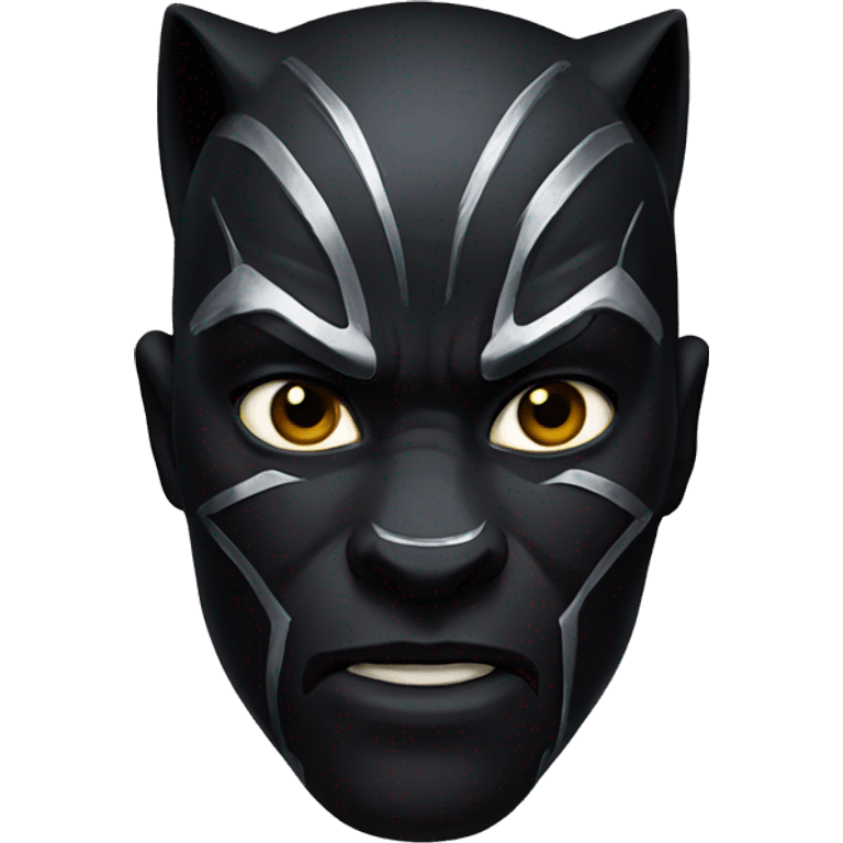 Black panther haunting-Face emoji