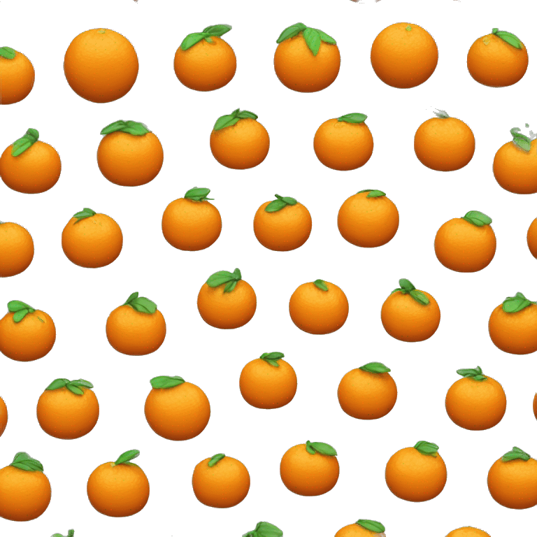 3D Orange  emoji