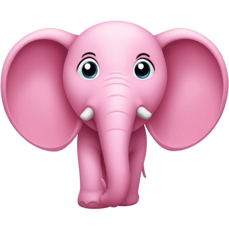 Pink elephant  emoji