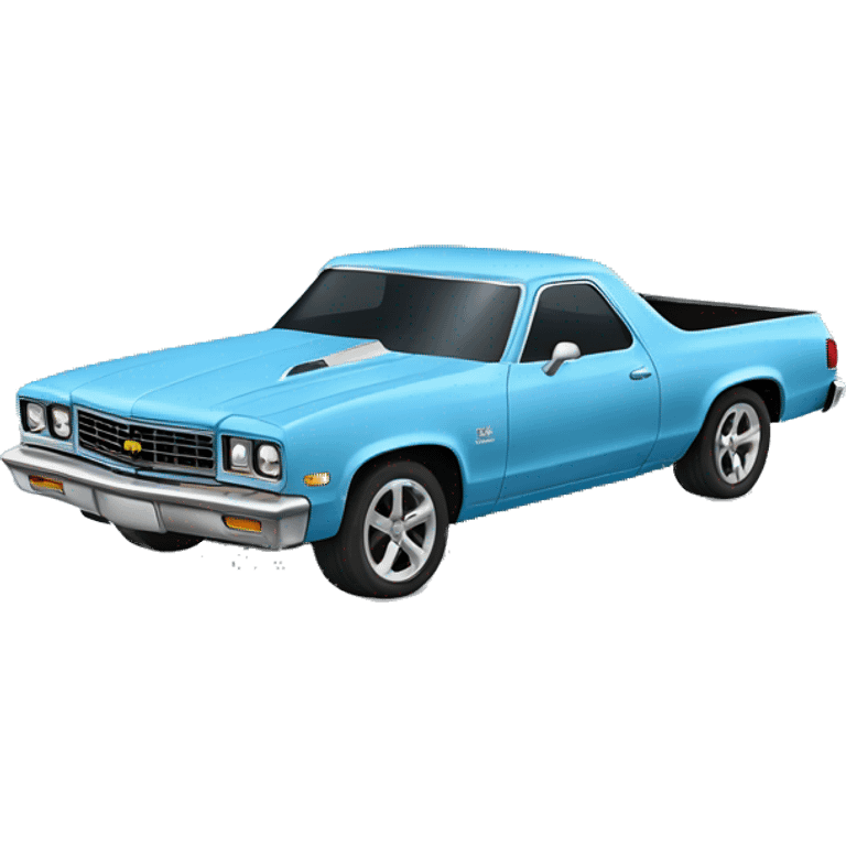 Light blue el Camino  emoji