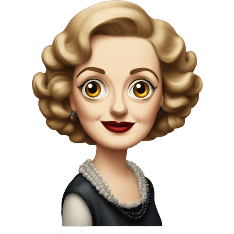 Bette Davis at ae 28 emoji