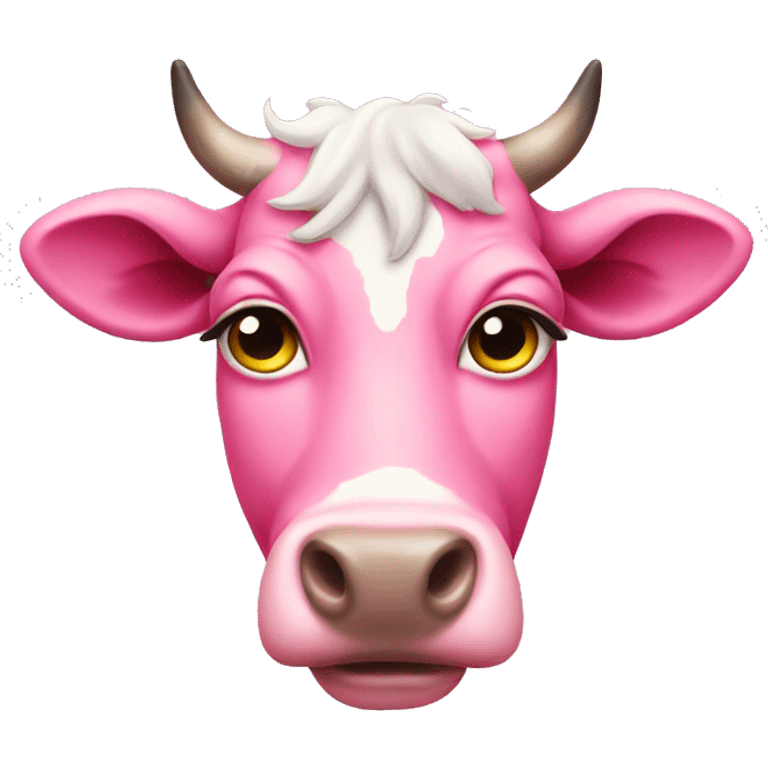 pink cow emoji