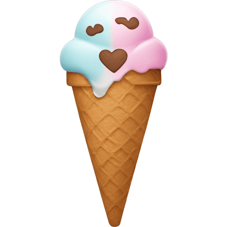 heart in ice cream  emoji