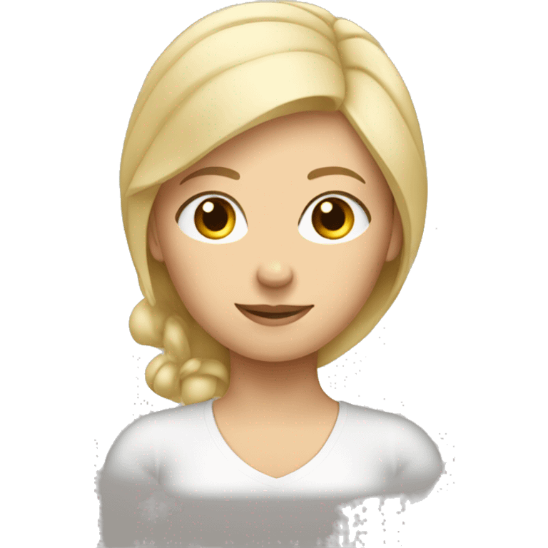 blonde pilates emoji