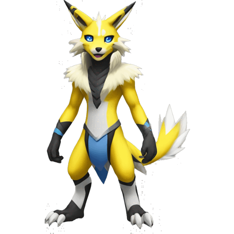 Lombax-Renamon-Zeraora full body emoji