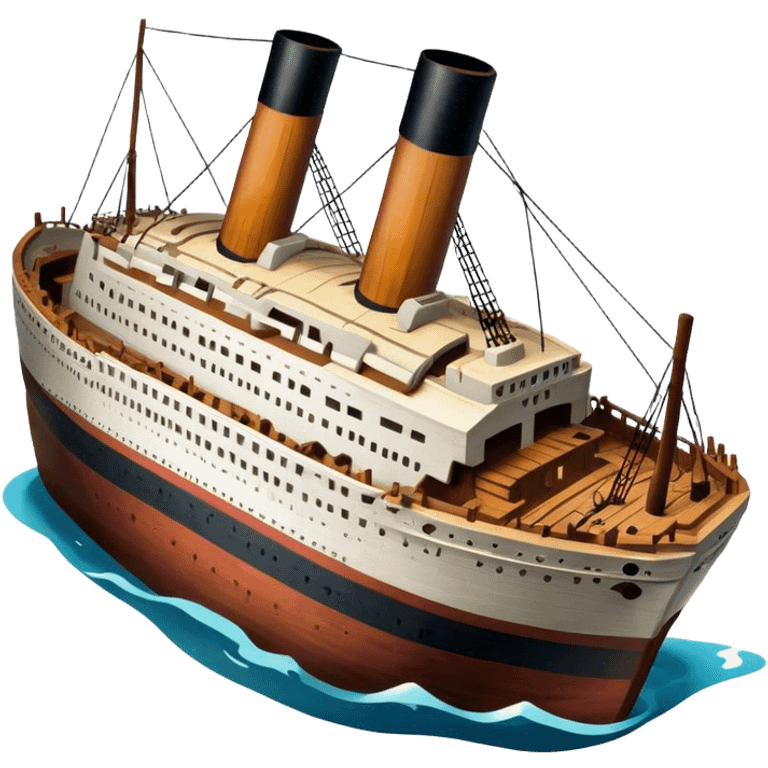 the wreck of the titanic emoji