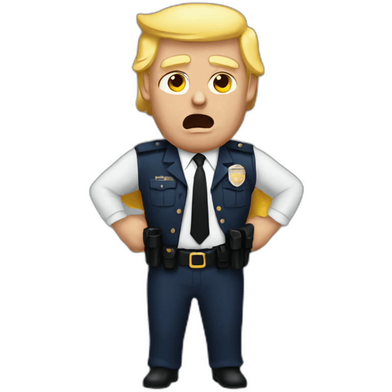 trump-getting-arrested emoji