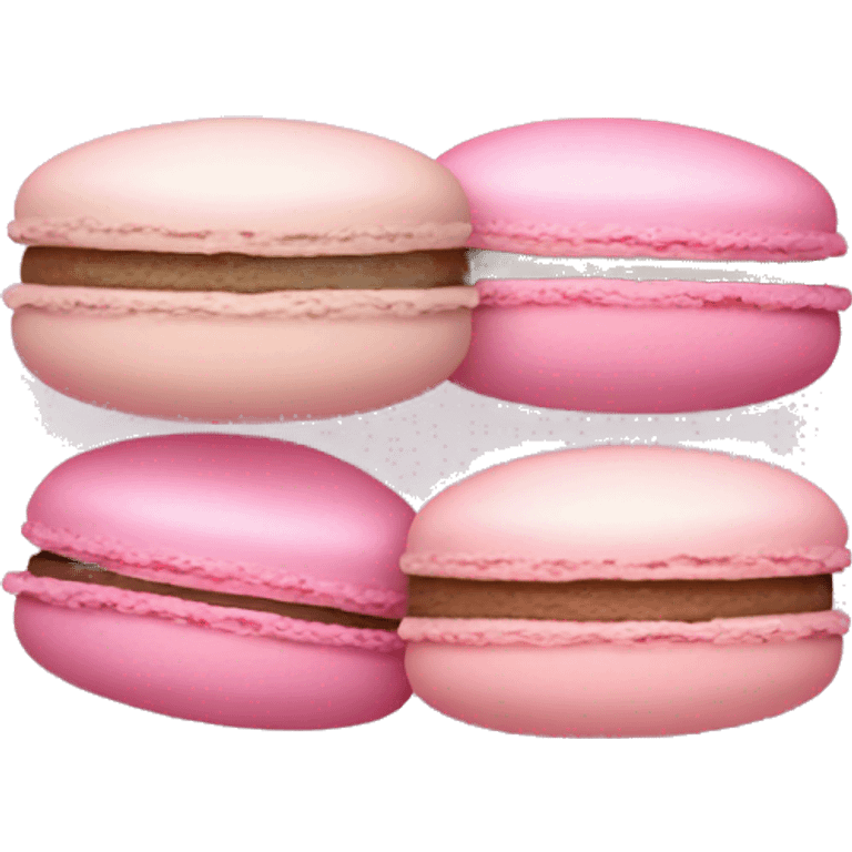 2 macaroons light pink  emoji