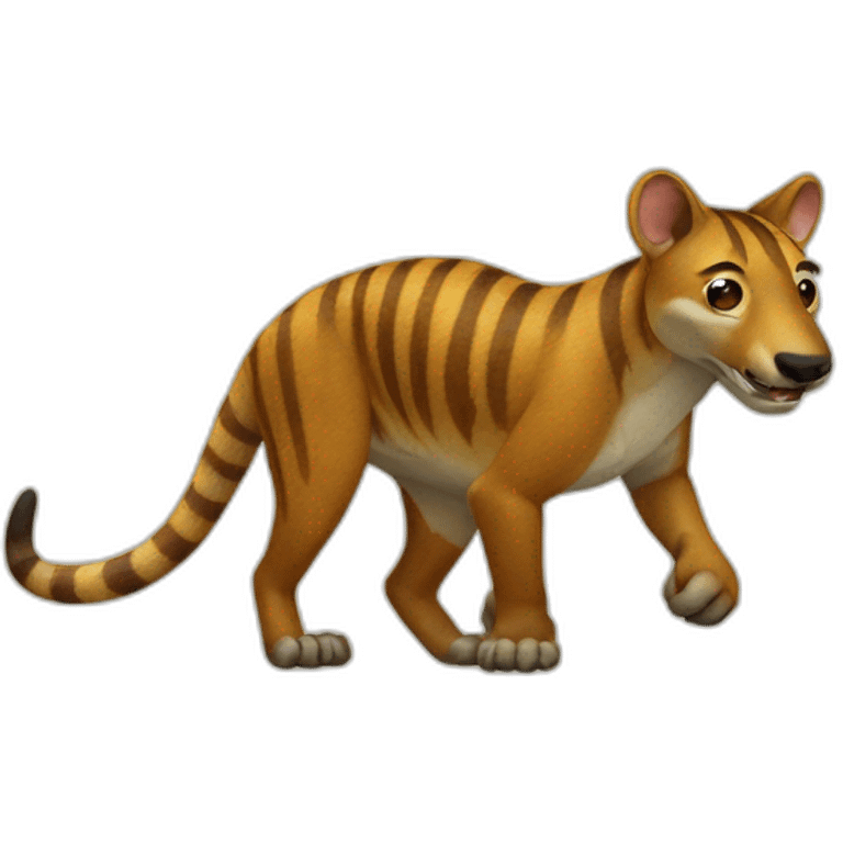 tasmanian tiger emoji