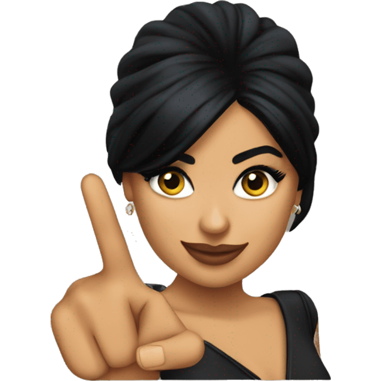 kylie jenner pointing on you emoji