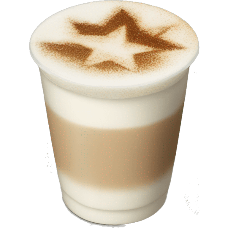 make a Starbucks Christmas chai latte emoji