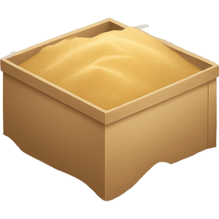 Box of sand emoji