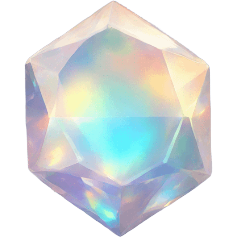 opal crystal sparkle shape  emoji