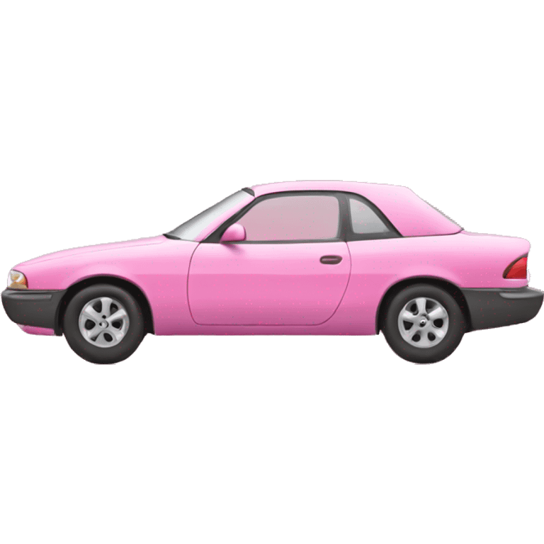 pink car  emoji