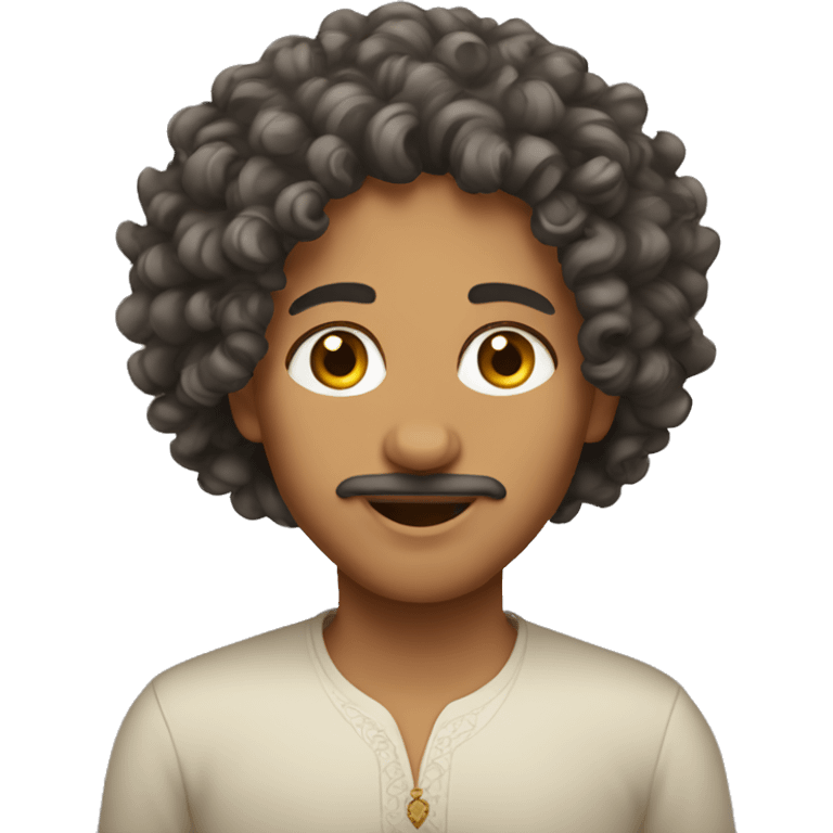 curly moroccan emoji