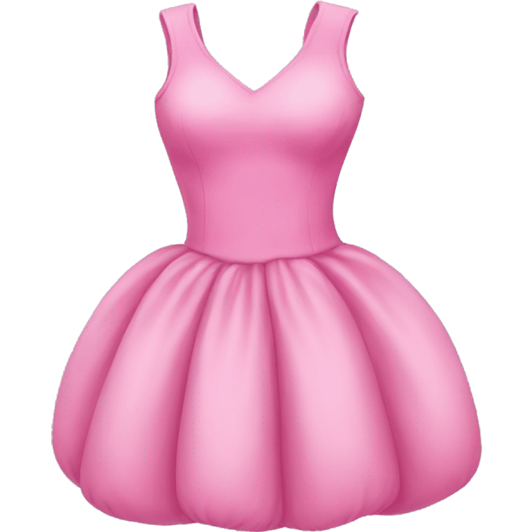 Pink puff dress emoji