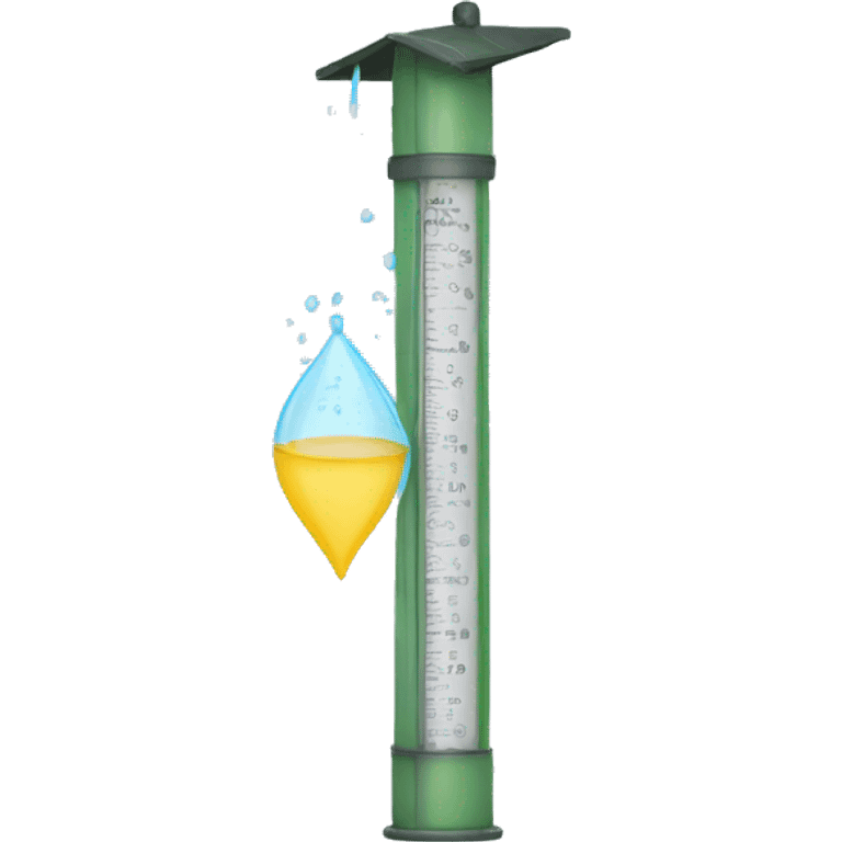 Rain gauge emoji