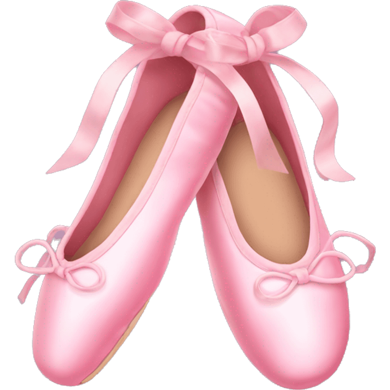 Pink ballet shoes emoji