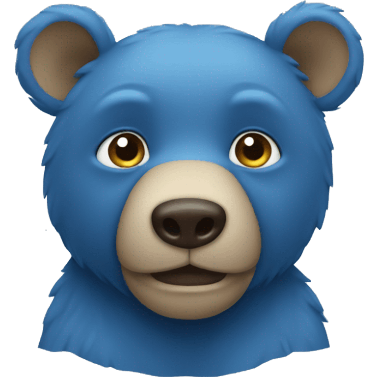 Blue bear  emoji