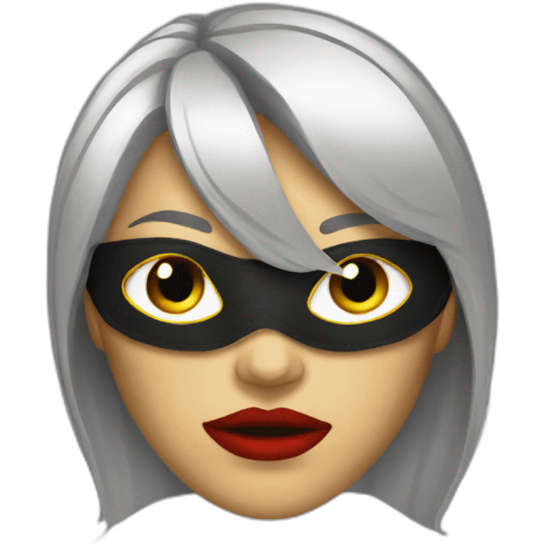 Dangerous woman mask emoji