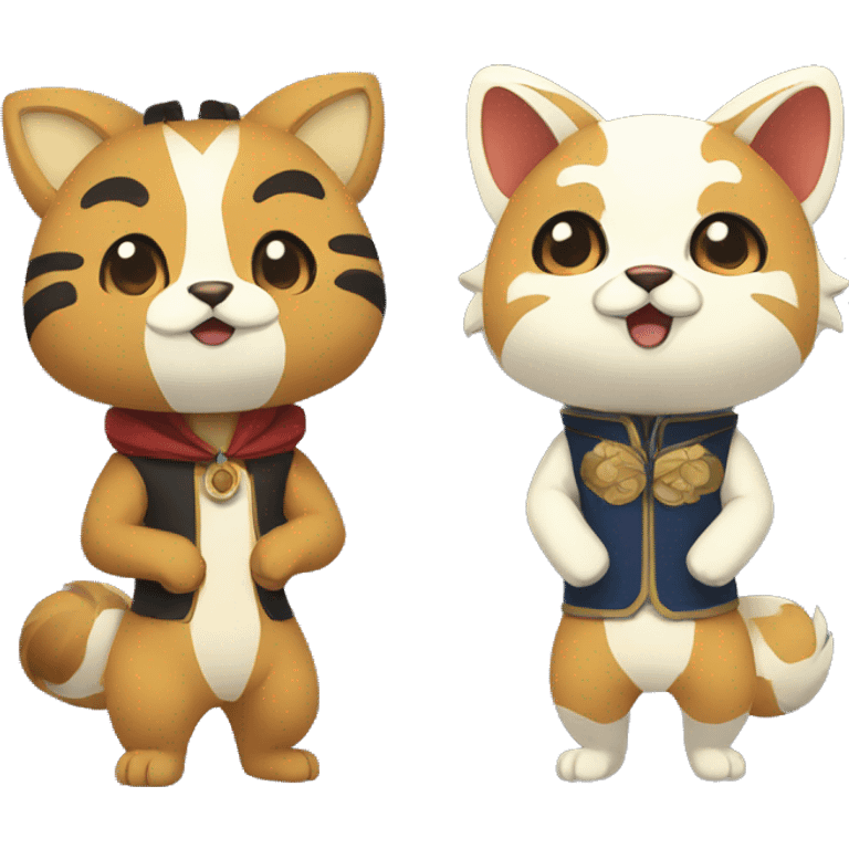 retsuko and haida emoji