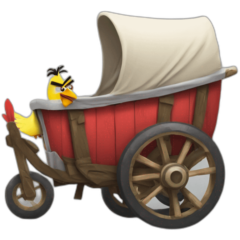 Angry birds buggy emoji