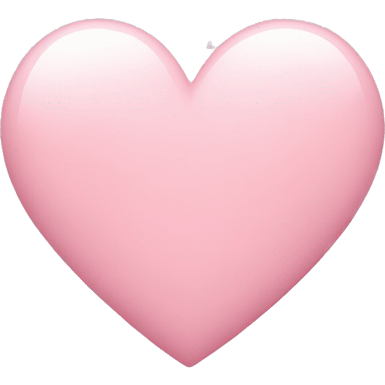 Light Pink heart  emoji